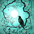 Raven in Teal